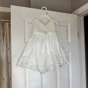 H&M White Lace Formal Kids Dress